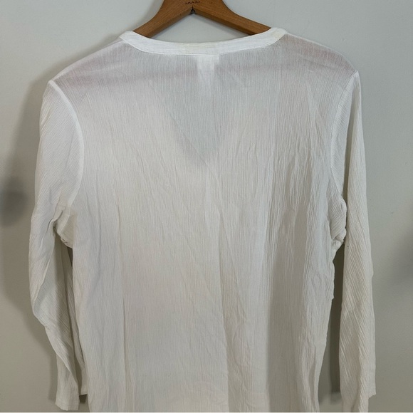Dotti Gauze Boho Cotton Tunic Coverup Size Large - Picture 7 of 9